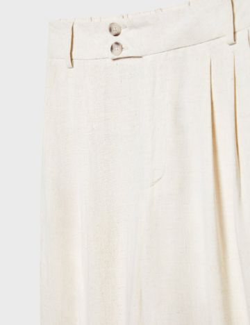 Pantaloni Stradivarius, crem