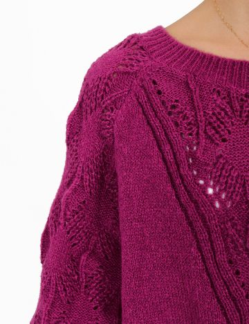 Pulover SHEIN, magenta