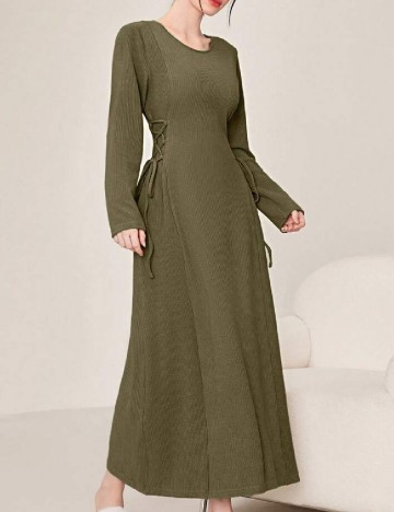 Rochie lunga SHEIN, verde