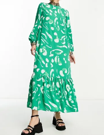 Rochie lunga ASOS, verde Verde