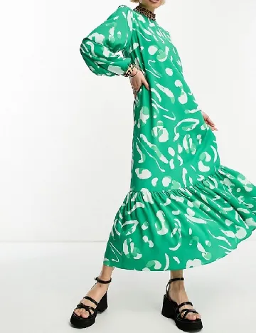 Rochie lunga ASOS, verde Verde