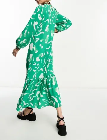 Rochie lunga ASOS, verde Verde