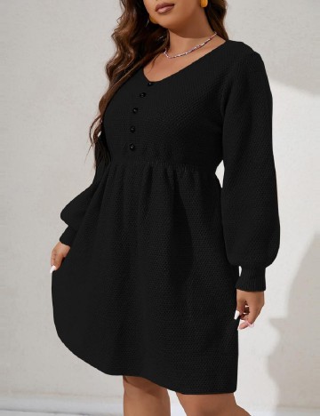 Rochie scurta SHEIN CURVE, negru