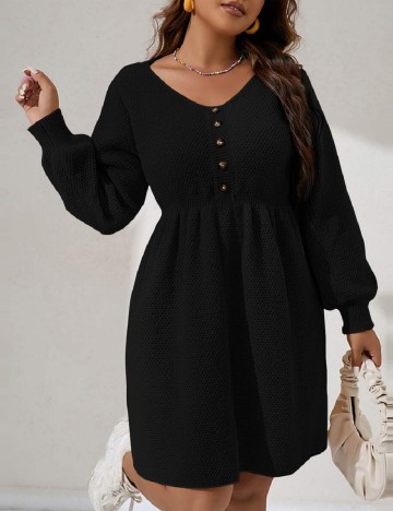 Rochie scurta SHEIN CURVE, negru