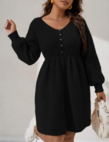 Rochie scurta SHEIN CURVE, negru Negru