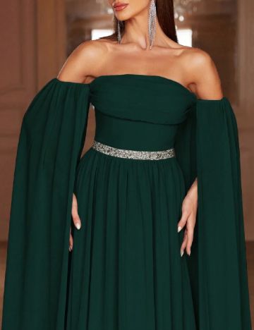 Rochie lunga Faeriesty, verde