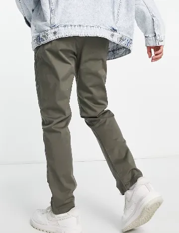 Pantaloni Pull&Bear, kaki Verde