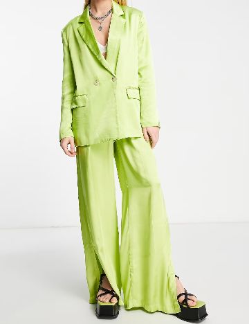 Pantaloni Bershka, verde