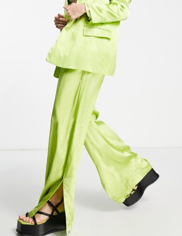 Pantaloni Bershka, verde