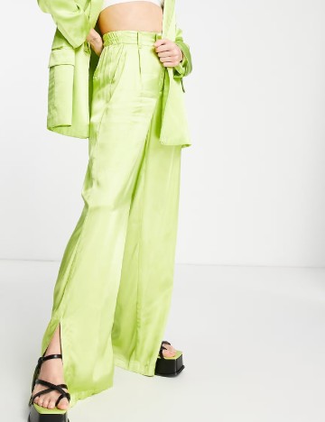 Pantaloni Bershka, verde