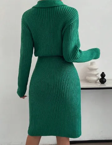 Rochie scurta SHEIN, verde Verde