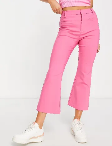 Pantaloni Stradivarius, roz Roz