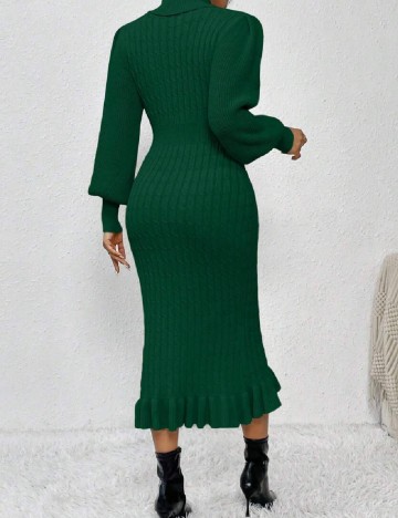 Rochie medie SHEIN, verde