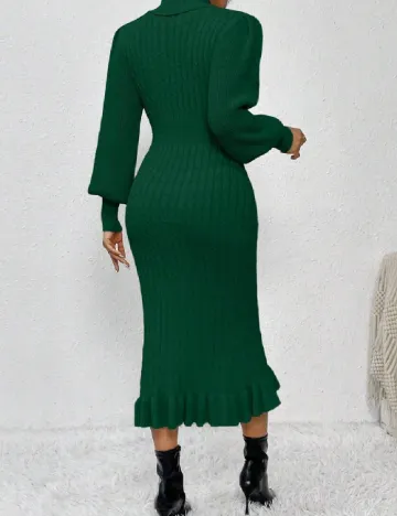 Rochie medie SHEIN, verde Verde