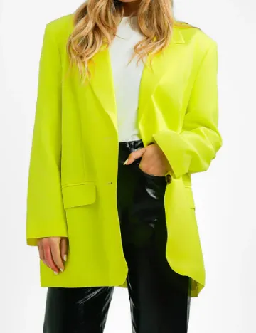 Sacou Oversize ASOS, verde Roz