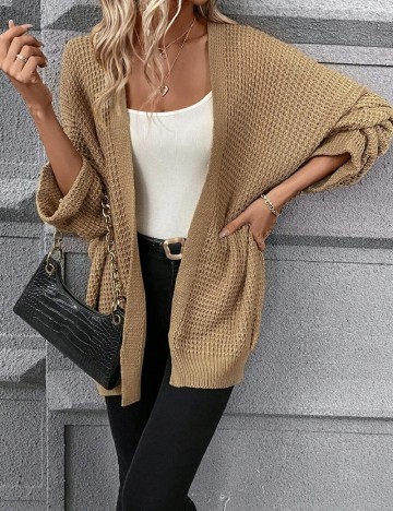 Cardigan SHEIN, maro