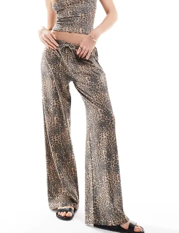 Pantaloni ASOS, animal print Animal print