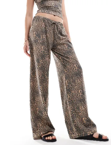 Pantaloni ASOS, animal print Animal print