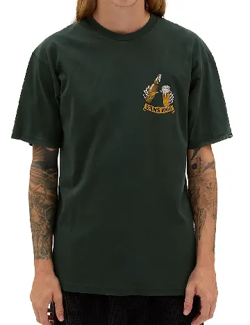 Tricou Vans, verde inchis Verde