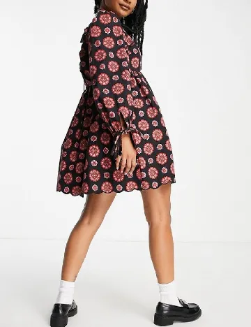 Rochie scurta ASOS, floral print Floral print