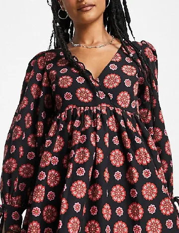 Rochie scurta ASOS, floral print Floral print