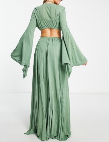 Rochie lunga ASOS, verde