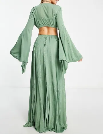 Rochie lunga ASOS, verde Verde