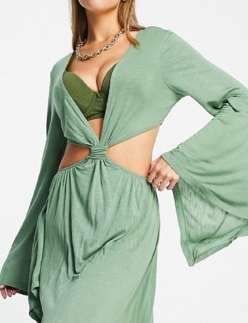 Rochie lunga ASOS, verde