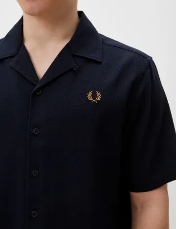 Camasa Fred Perry, bleumarin inchis Albastru