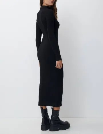 Rochie medie Pull&Bear, negru Negru