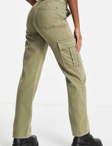 Pantaloni Stradivarius, kaki