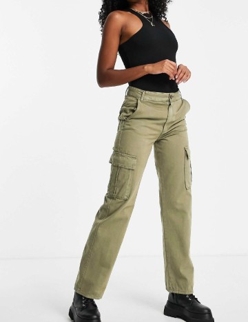 Pantaloni Stradivarius, kaki