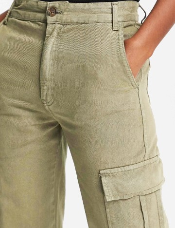 Pantaloni Stradivarius, kaki