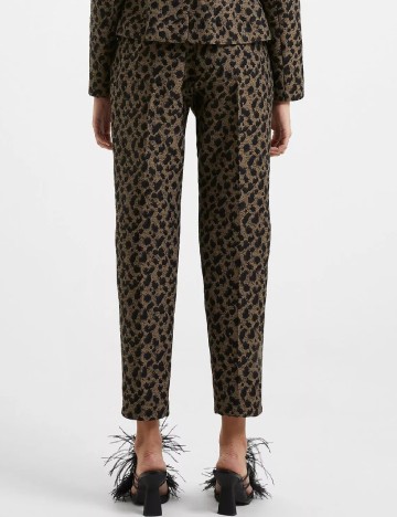 Pantaloni French Connection, animal print