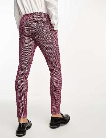 Pantaloni ASOS, visiniu