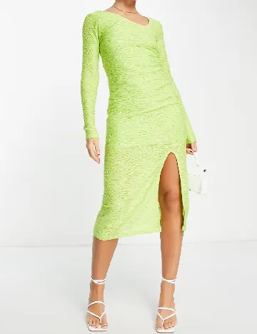 Rochie medie Y.A.S, verde Verde