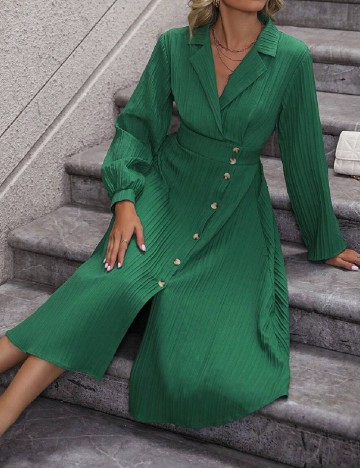 Rochie medie SHEIN, verde