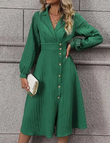 Rochie medie SHEIN, verde Verde