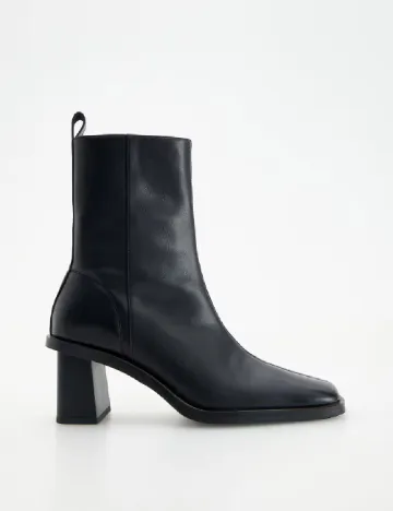 Botine Reserved, negru Negru