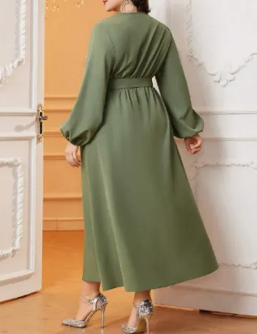 Rochie lunga SHEIN CURVE, verde Verde