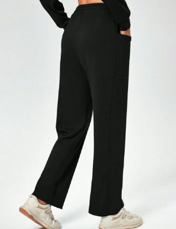 Pantaloni SHEIN, negru