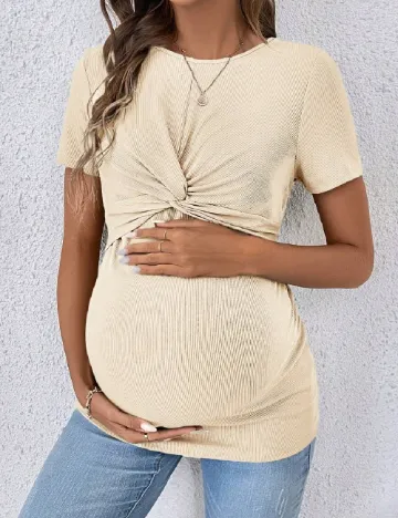 Bluza SHEIN Maternity, crem Crem