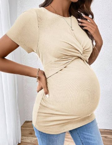 Bluza SHEIN Maternity, crem