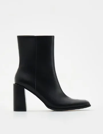 Botine Reserved, negru Negru