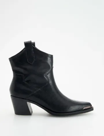 Botine Reserved, negru Negru