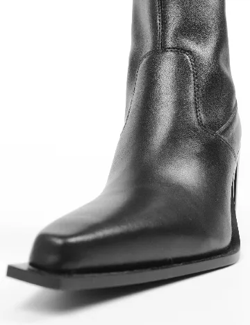 Botine Reserved, negru Negru