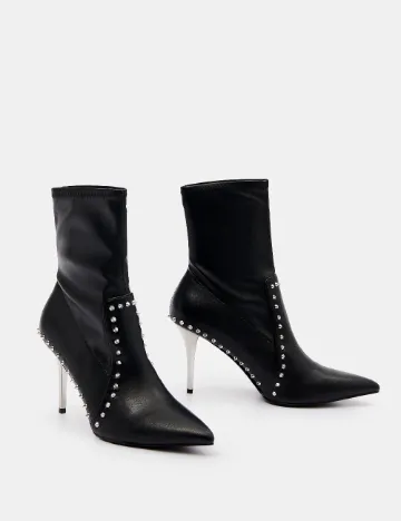 Botine Mohito, negru Negru