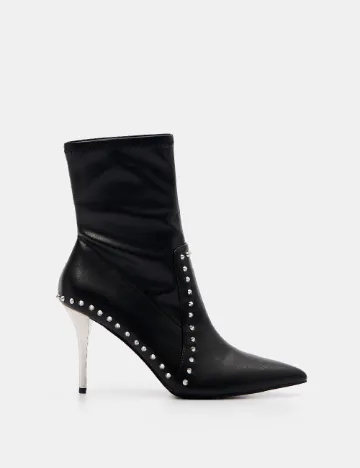 Botine Mohito, negru Negru