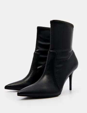 Botine Mohito, negru Negru