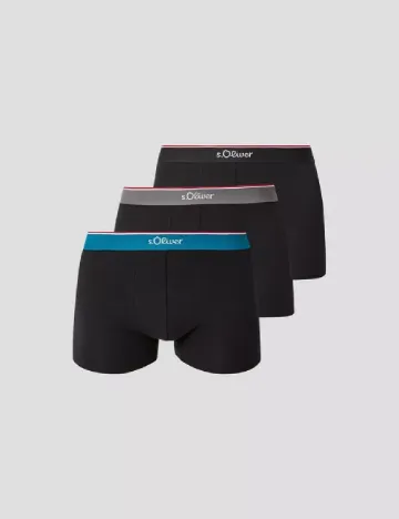 Set Boxeri s.Oliver, negru Negru